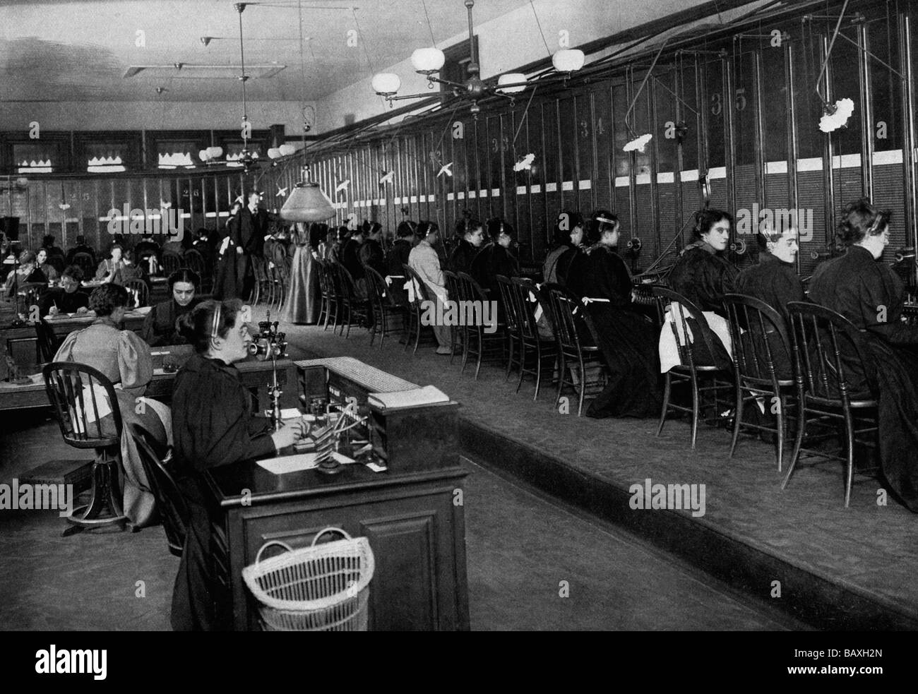 New York Central Telephone Exchange Stock Photo Alamy