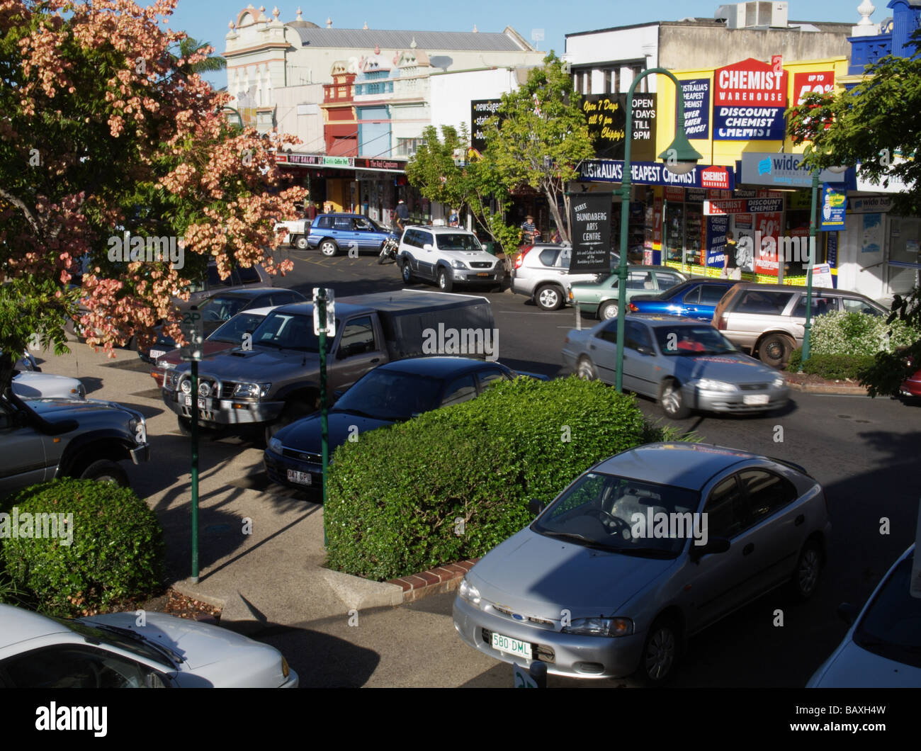 Main street bundaberg bourbong hires stock photography and images Alamy