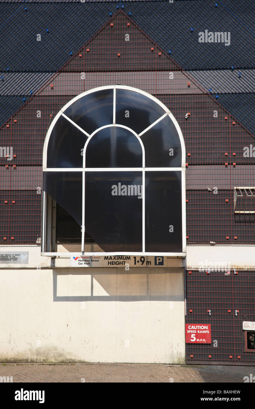 The disused Multistorey car park on the junction of Holliday and