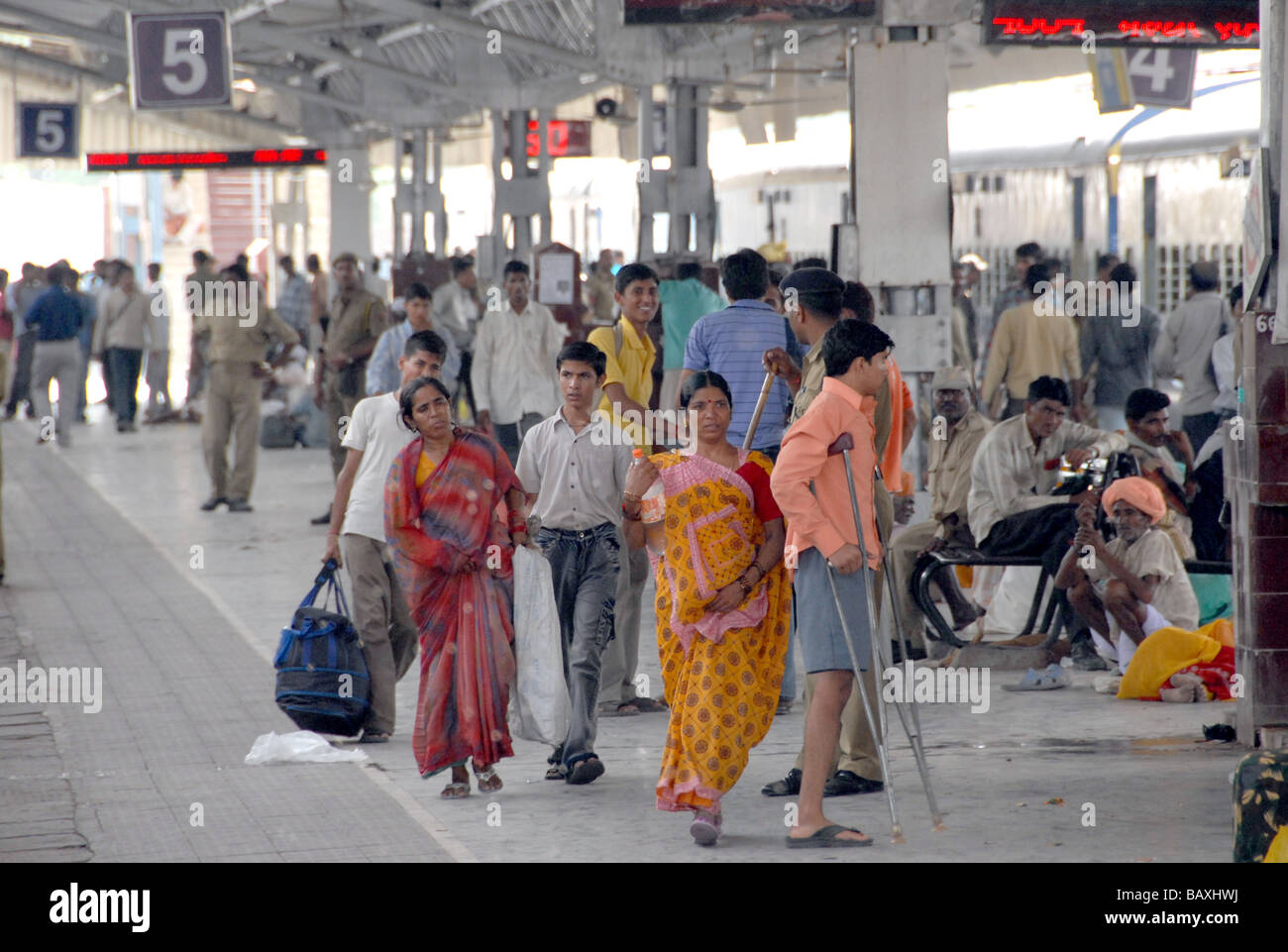 Indian Railways Rajasthan India Stock Photo