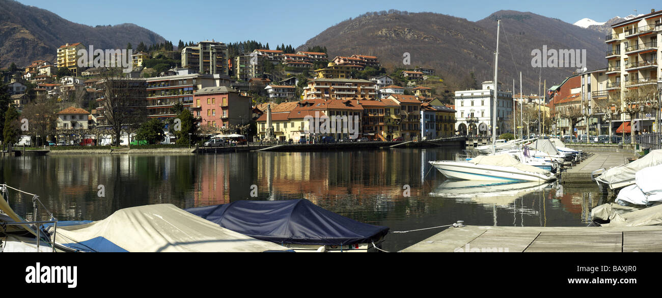 Italy Piemont Lake Orta Omegna Stock Photo - Alamy