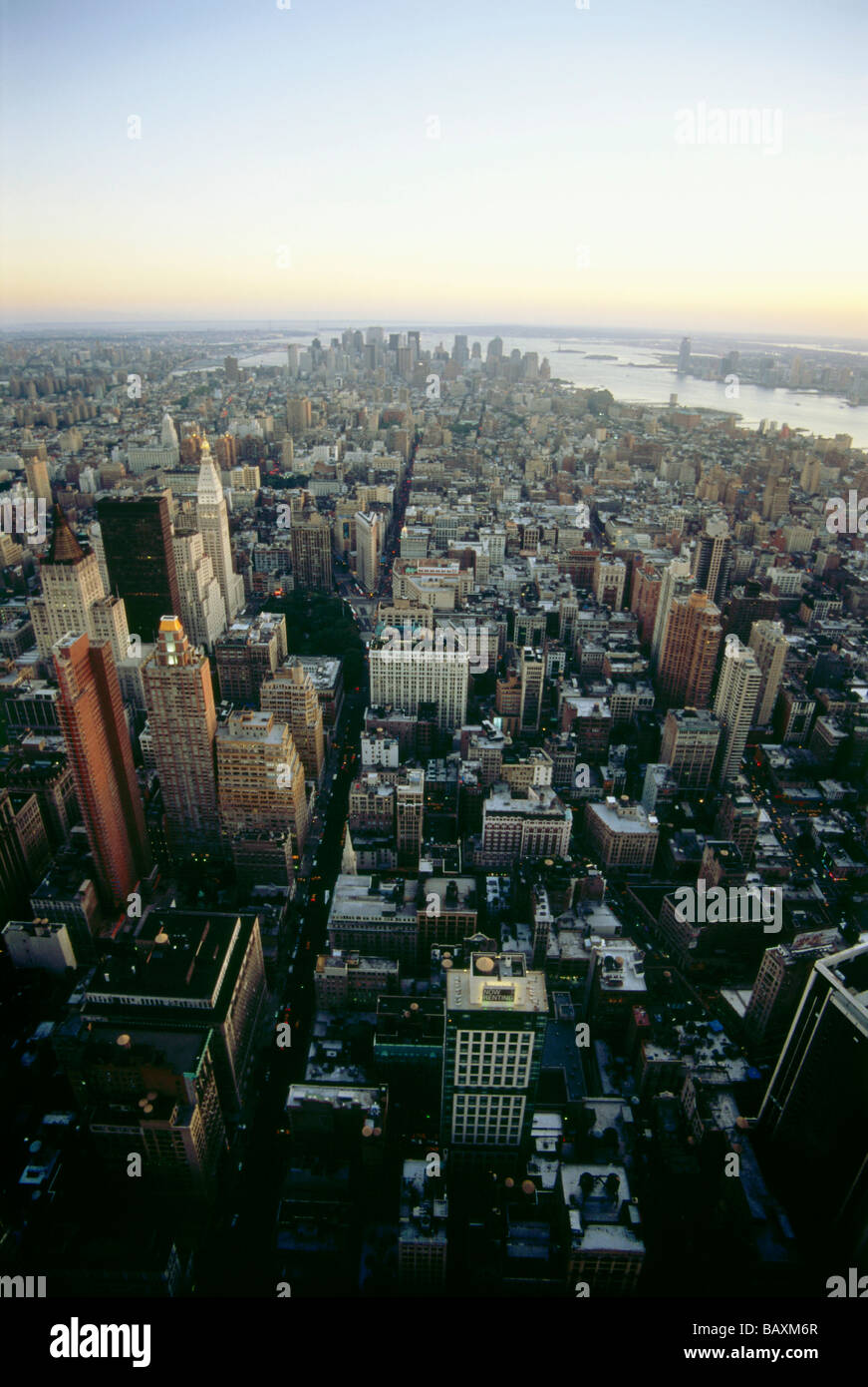 New york top roof top view hi-res stock photography and images - Alamy