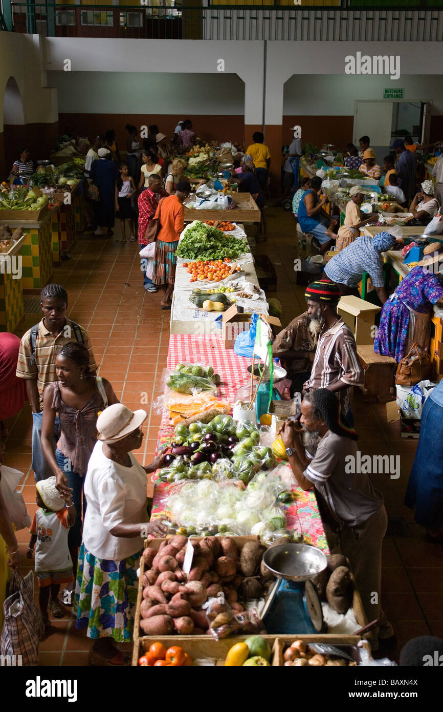 Cheapside Market, Bridgetown, Barbados, Caribbean Stock Photo