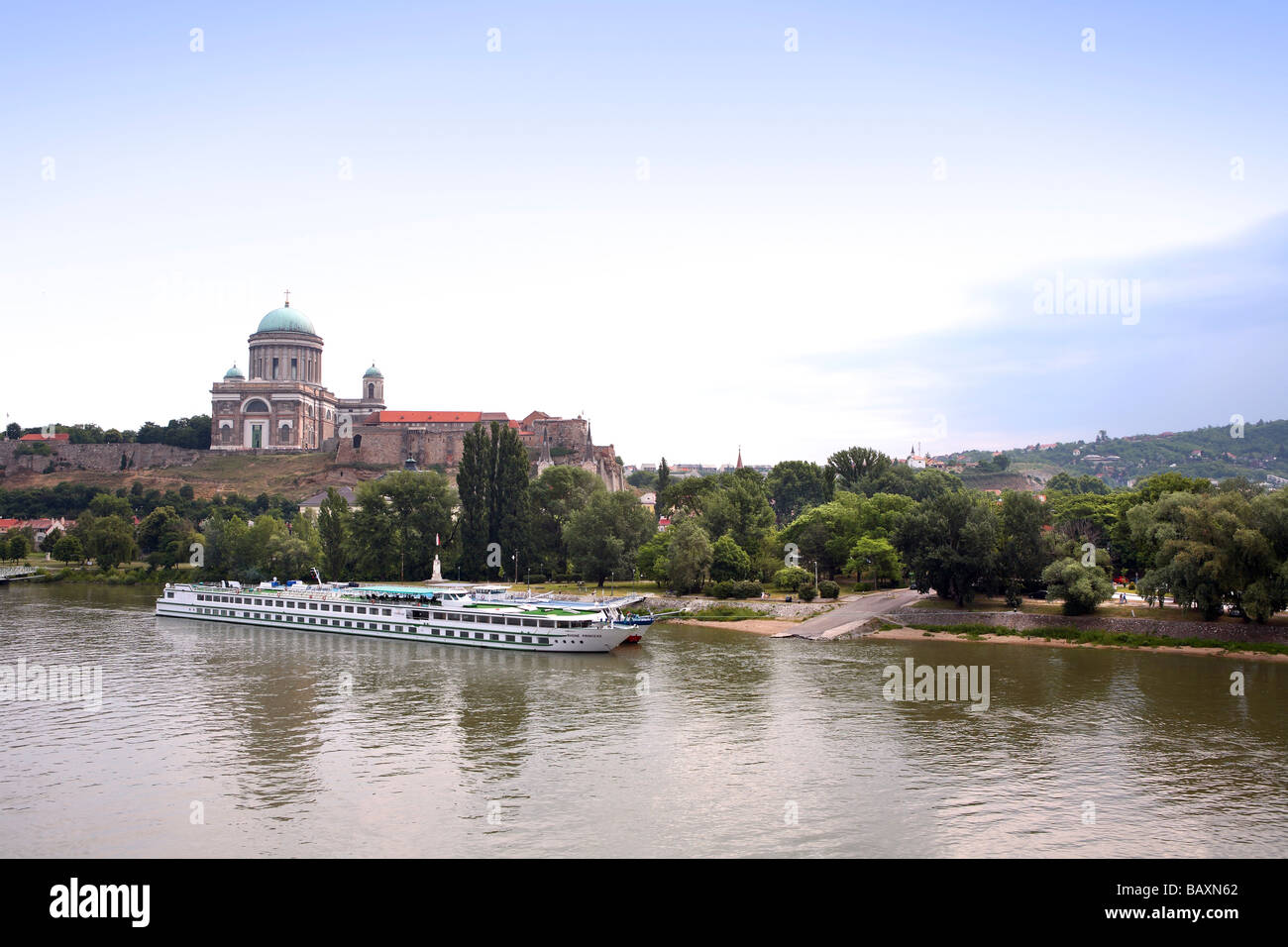 The Esztergom Basilica on the Danube Bend, Esztergom, Hungary Stock Photo