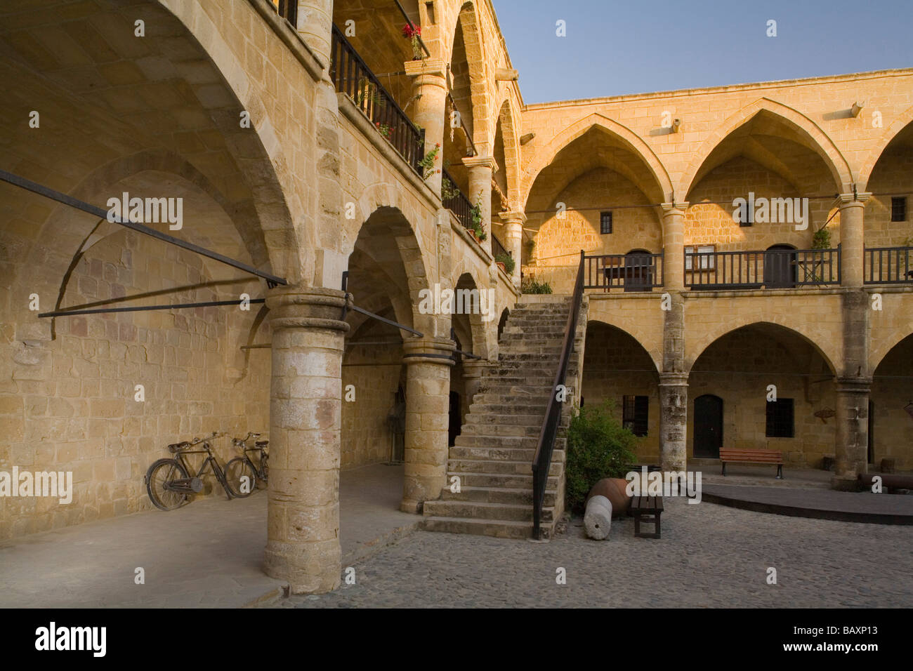 Buyuk Han, The Great Inn, Ottoman caravansary, Lefkosia, Nicosia, North  Cyprus, Cyprus Stock Photo - Alamy