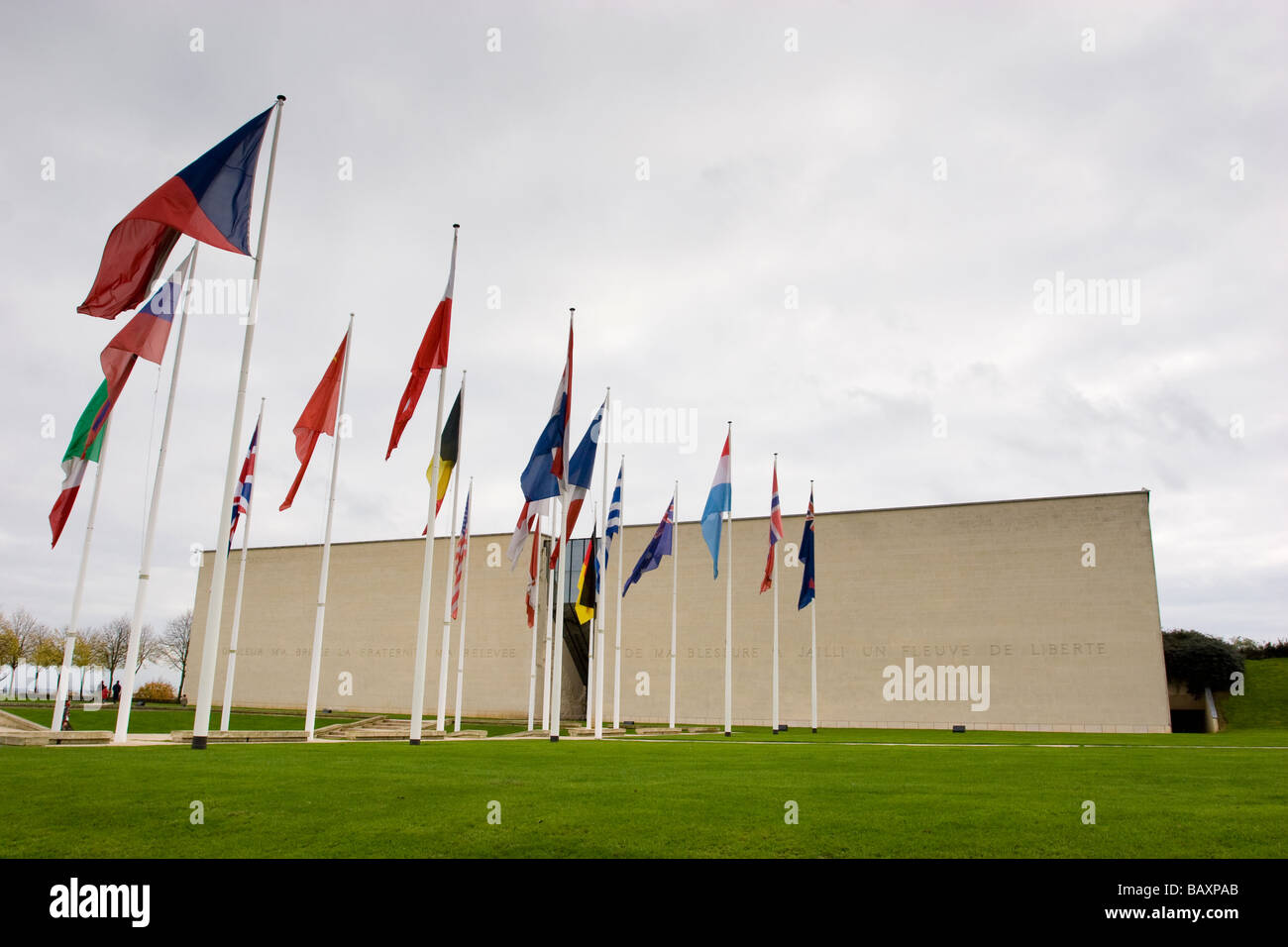 Caen Memorial for Peace Normandy France Stock Photo