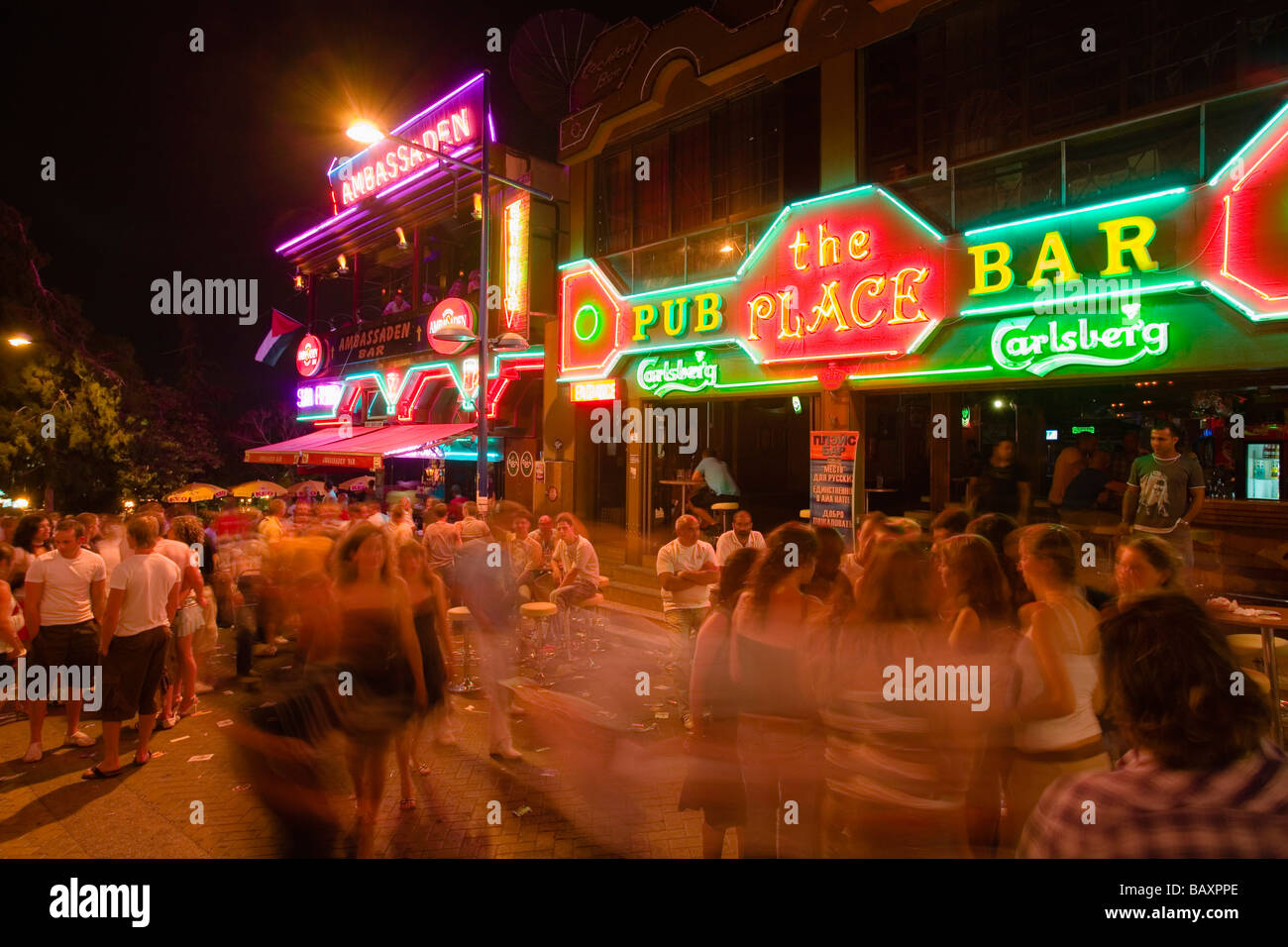 Nightlife in Agia Napa, Club, Pub Bar, Agia Napa, South Cyprus, Cyprus
