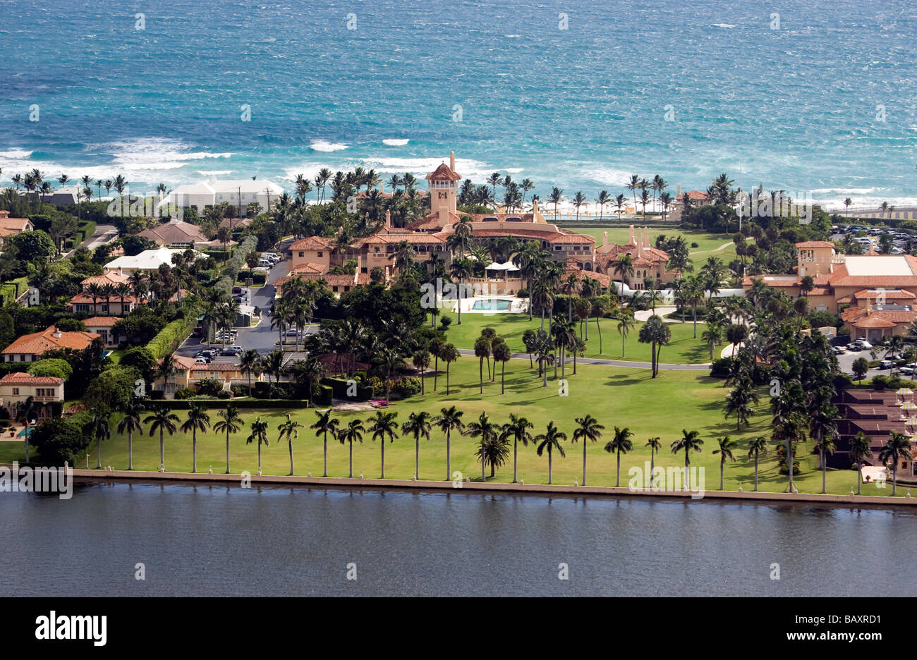 Mar-a-Lago Club - Palm Beach, Florida Stock Photo