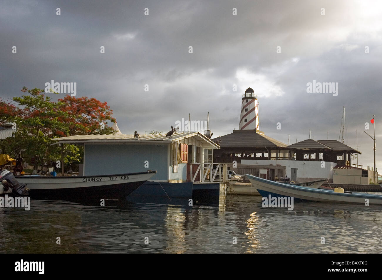 chaguaramas harbour, Trinidad Stock Photo