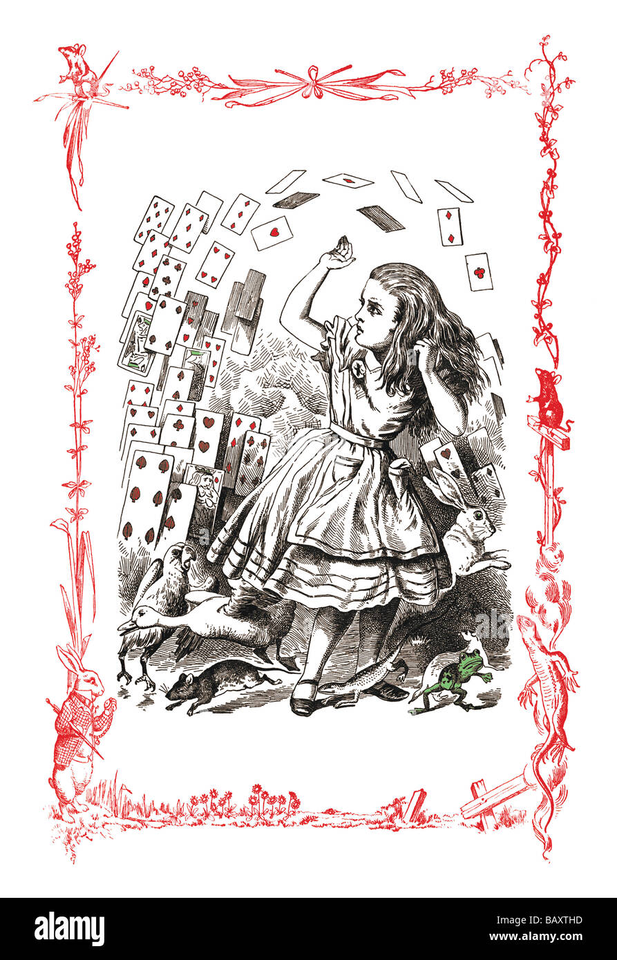 Alice In Wonderland Poster Greeting Card Green Hat Playing Cards Pocket  Watch And Key Roses Mushroom And Poison On White Background We Are All Mad  Here Stock Illustration - Download Image Now - iStock