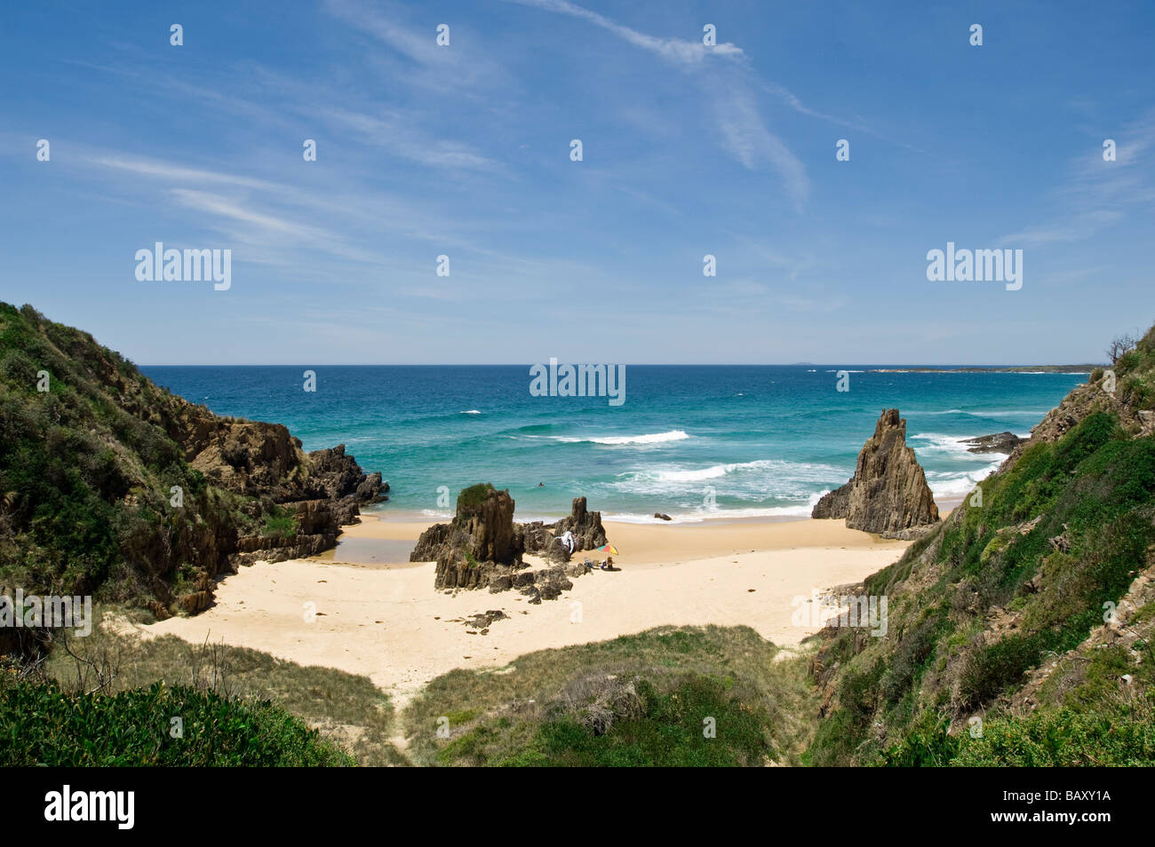 Beach at Mullimburra Point Eurobodalla National Park New South Wales Australia Stock Photo