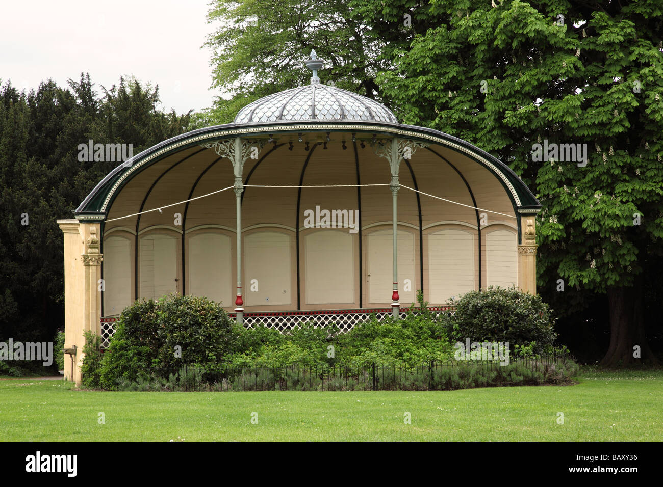 Royal Victoria Park Bandstand, City of Bath, Somerset , England, UK Stock Photo