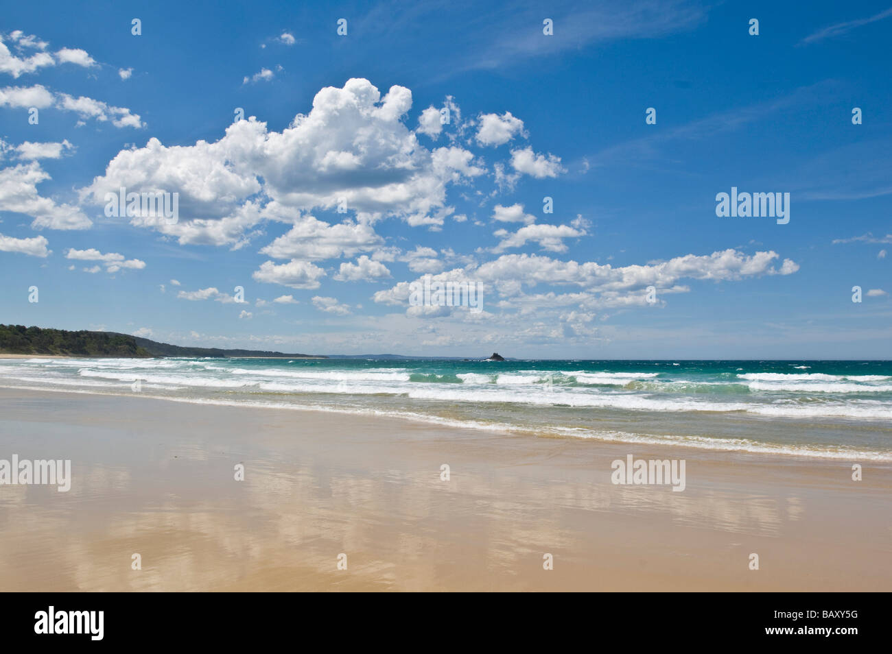 Beach at Mullimburra Point Eurobodalla National Park New South Wales Australia Stock Photo