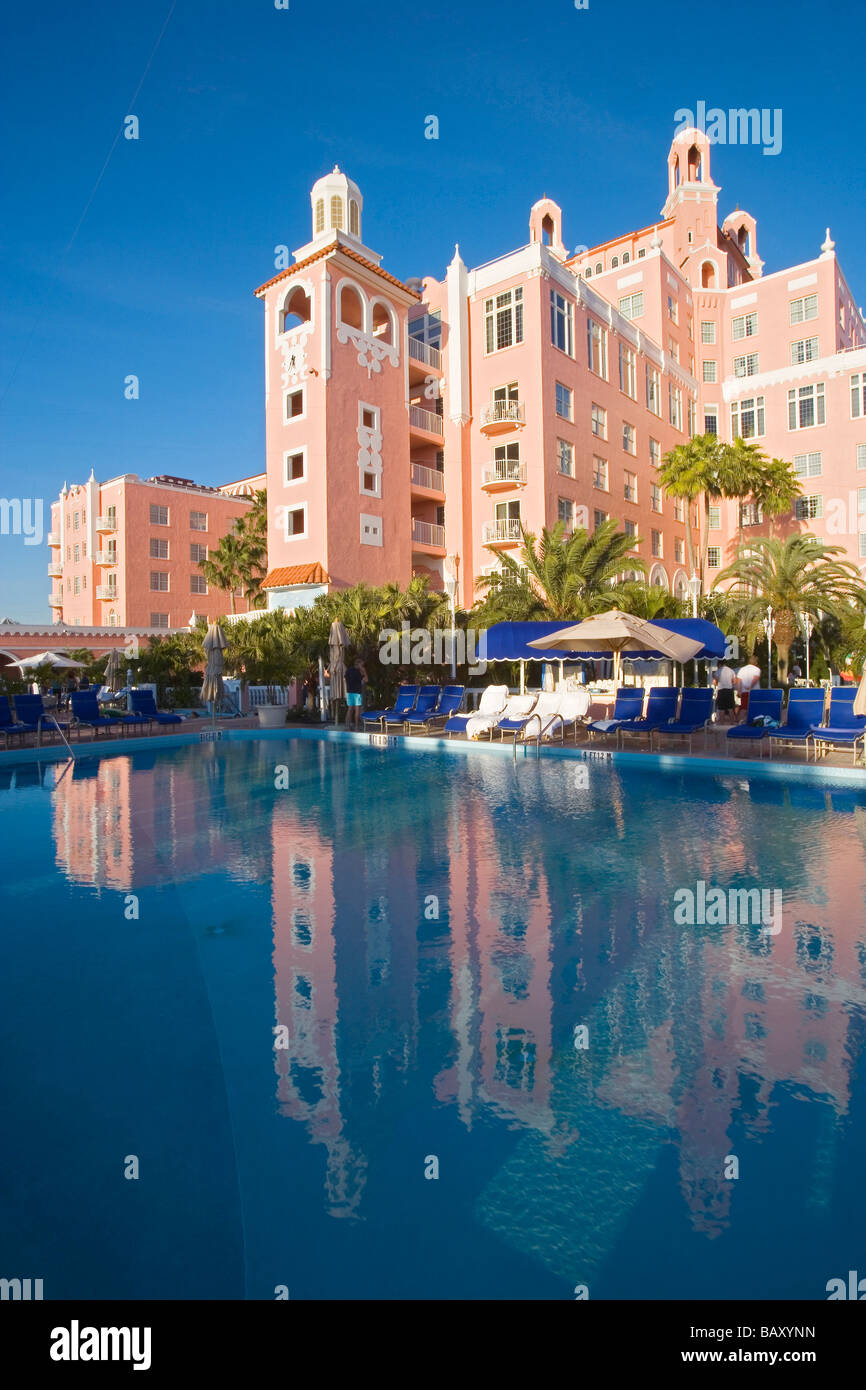 Don Cesar Hotel, St. Petersburg Beach, Florida, USA Stock Photo
