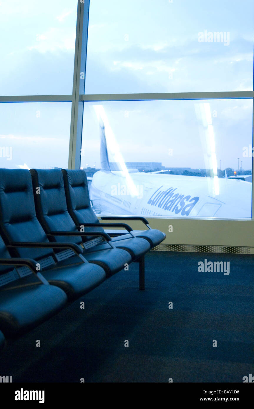 Waiting Lounge at JFK Airport, New York Stock Photo Alamy
