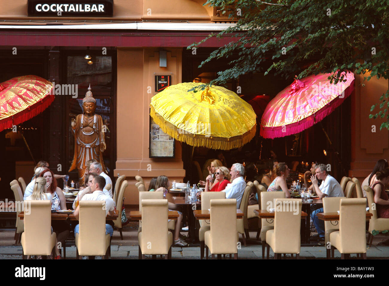 Cocktailbar in the Oranienburger Str., Berlin, Germany Stock Photo
