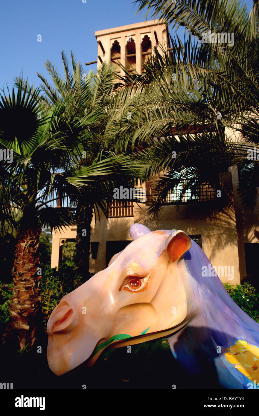 Camel sculpture, Dubai, United Arab Emirates, UAE Stock Photo