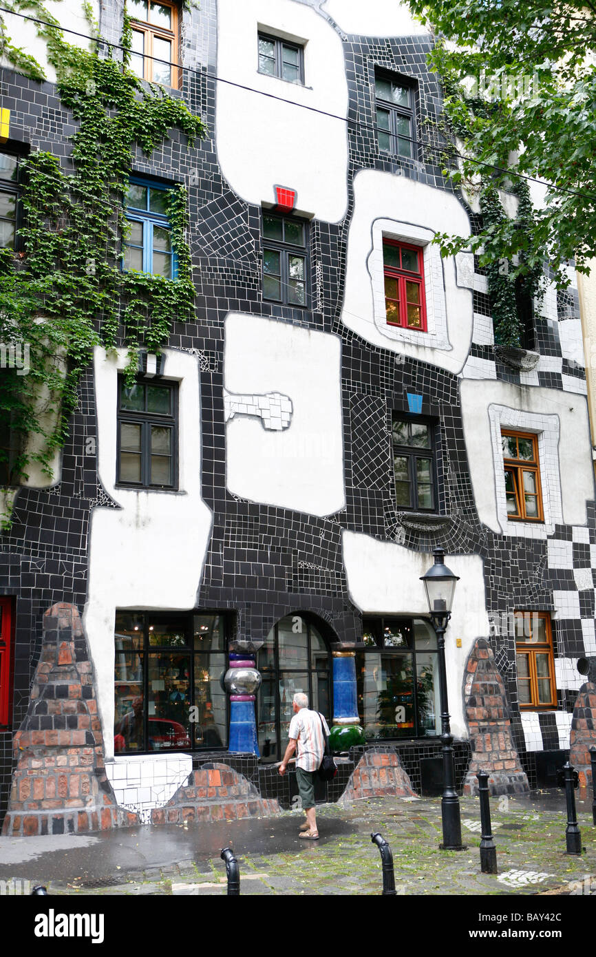 Art House Vienna from Friedensreich Hundertwasser, KunstHausWien, Vienna, Austria Stock Photo
