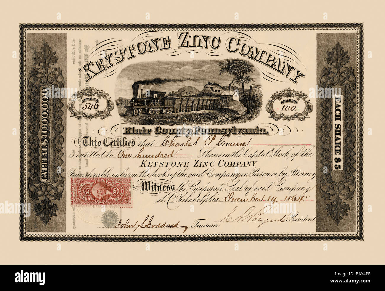 Keystone Zinc Company Stock Photo Alamy