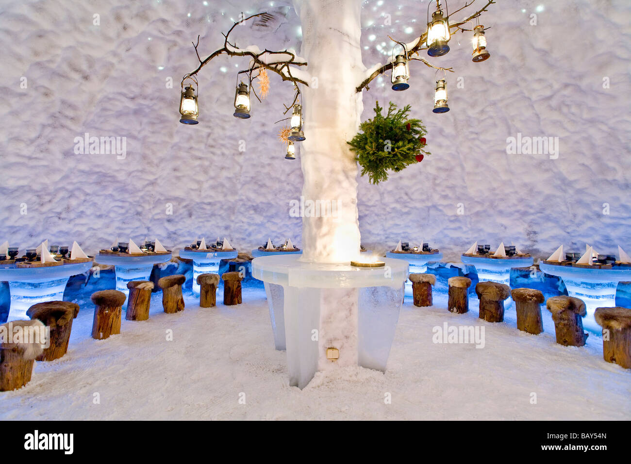 Igloo Restaurant, Rovaniemi, Lapland, Finland, Europe Stock Photo Alamy