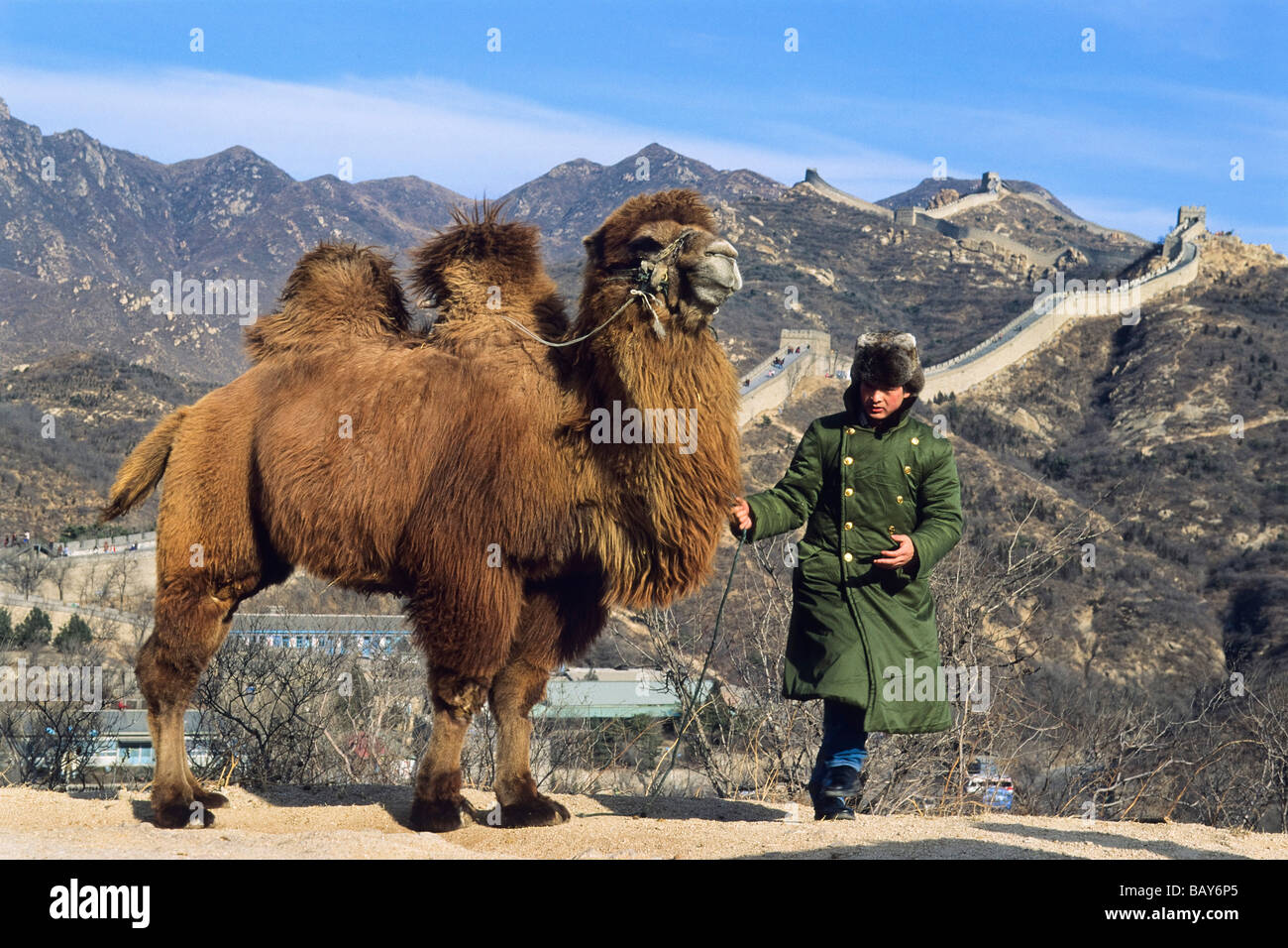 Tourists great wall china hi-res stock photography and images - Alamy