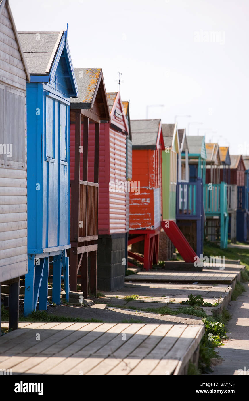 Tankerton Beach Huts Stock Photo Alamy