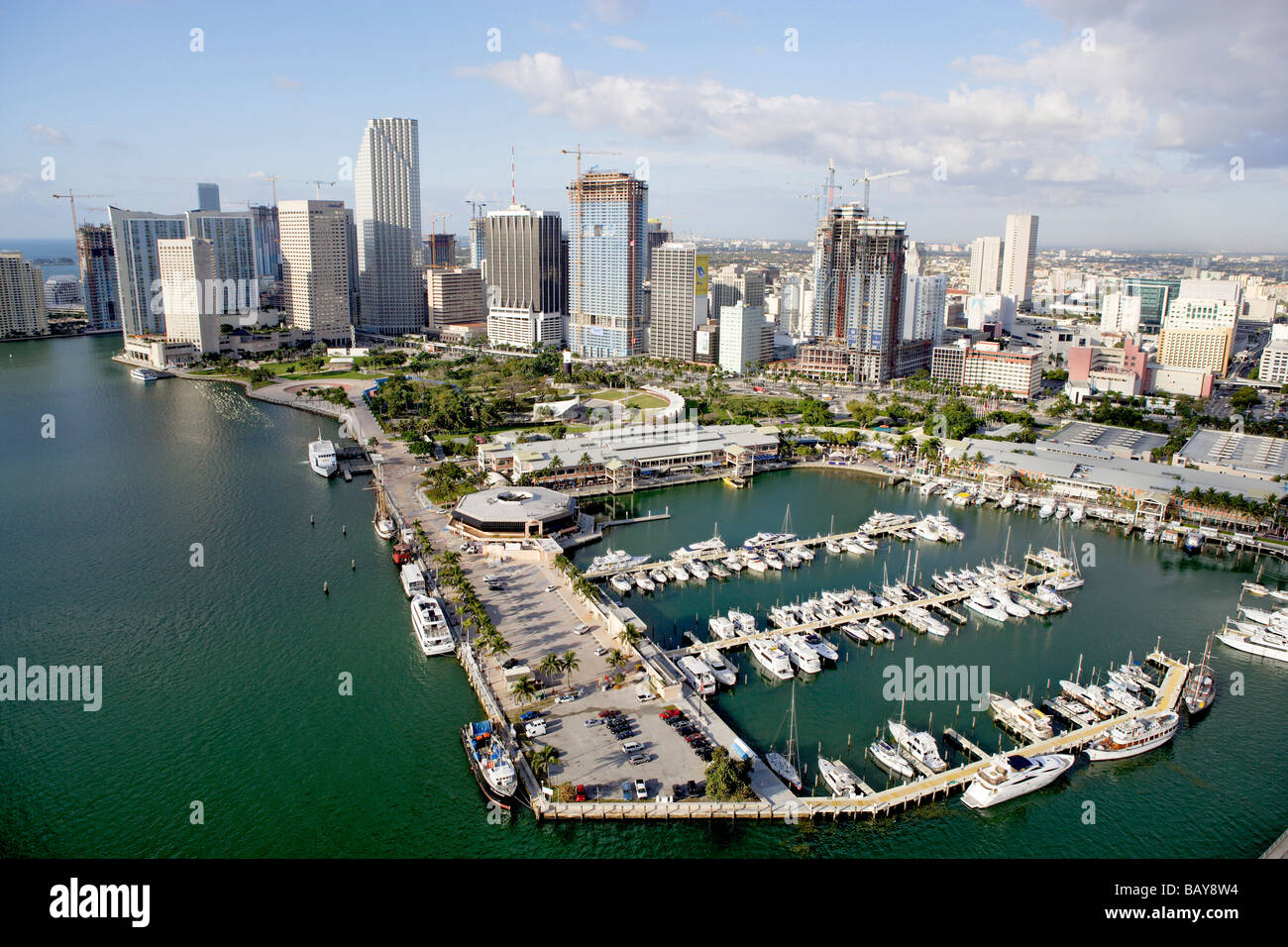 Bayside Market Place, marina and downtown, Miami, Florida, United