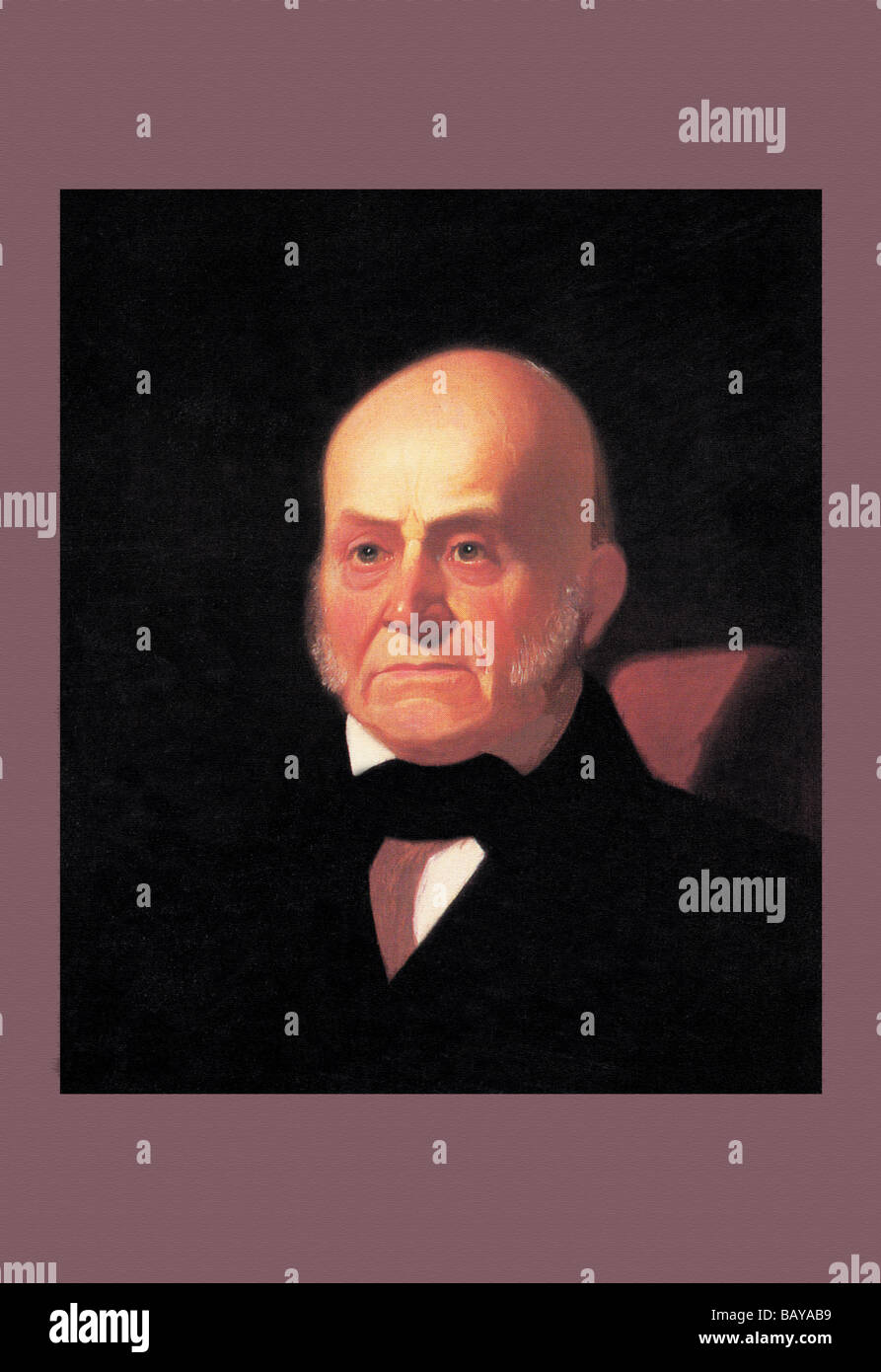 John Quincy Adams Stock Photo