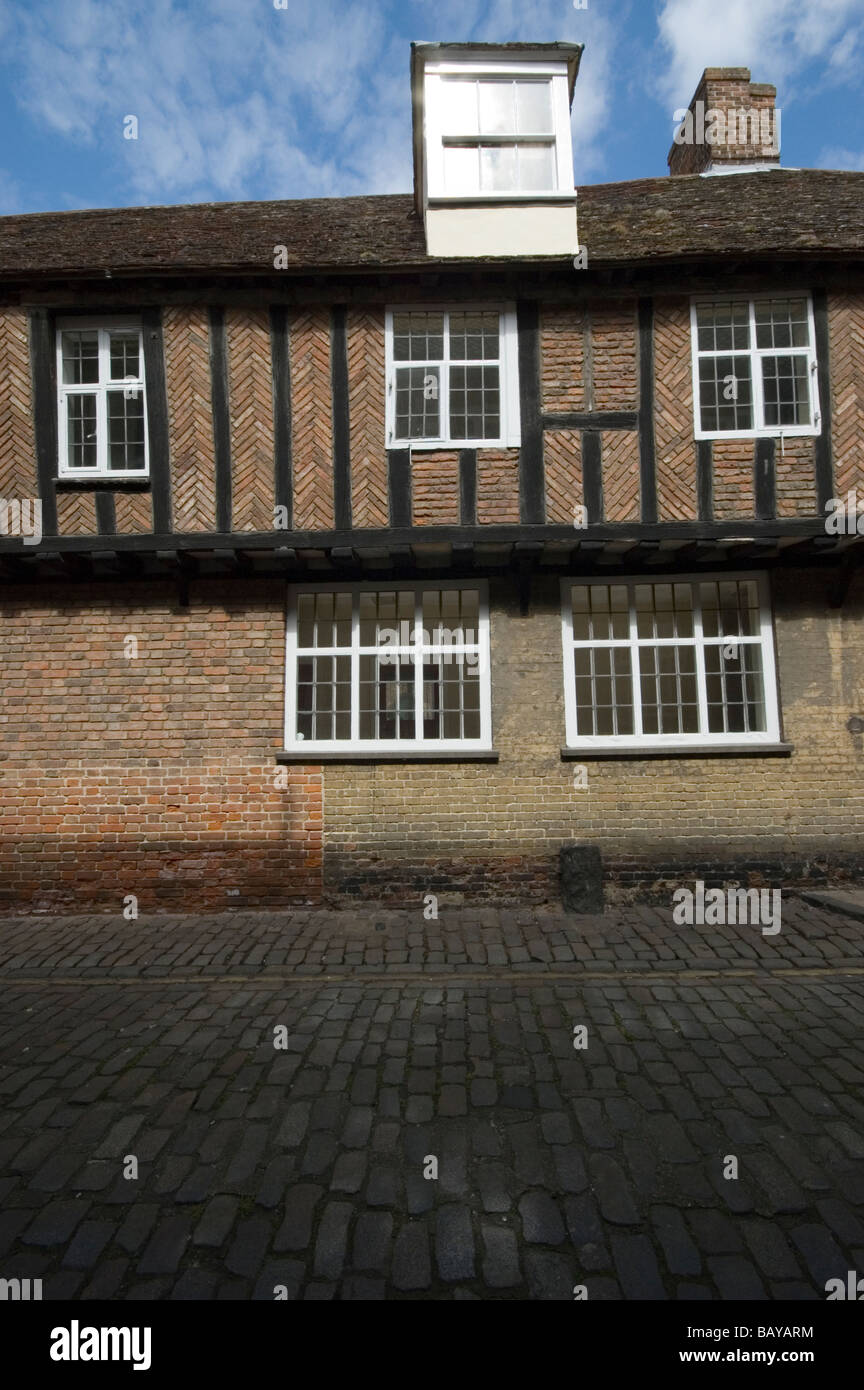 Restored Hanseatic warehouse, King's Lynn, Norfolk, England. Stock Photo