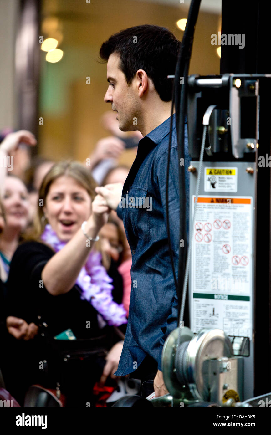 New Kids On The Block Perform On NBC s Today Show May 8th 2009 NEW YORK Stock Photo