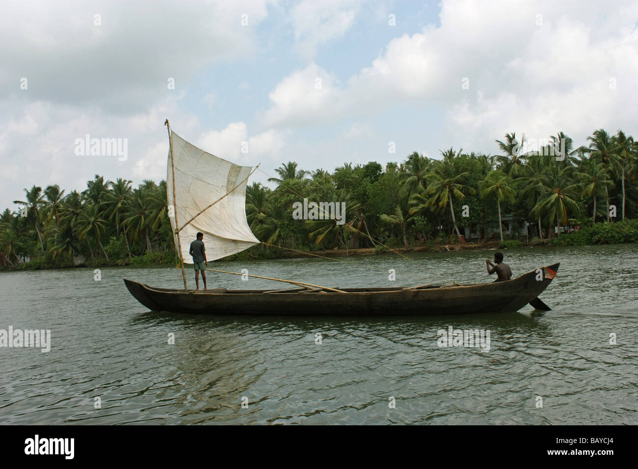 Kerala Boat Sail High Resolution Stock Photography and Images Alamy