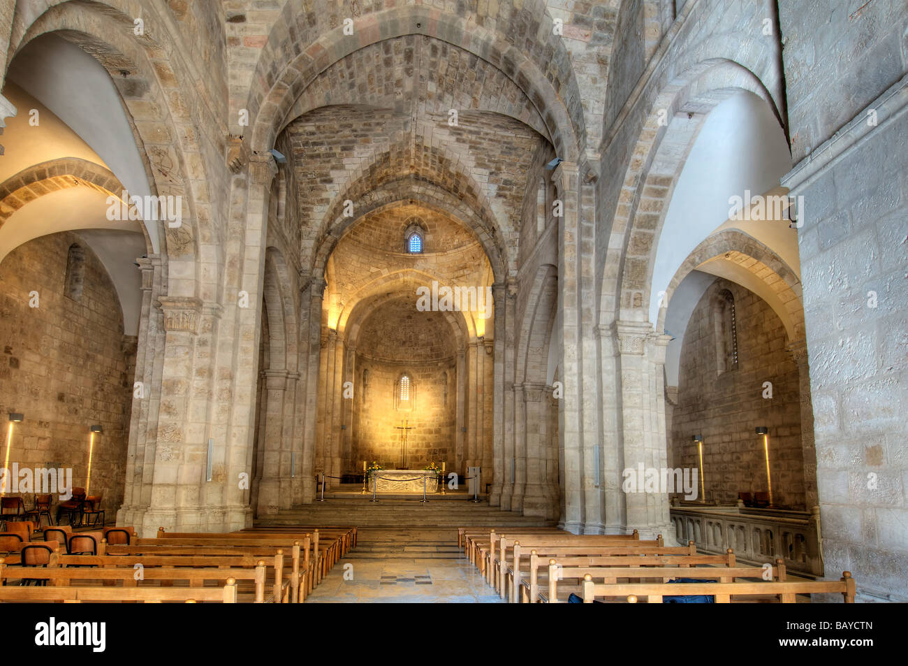 St Anne's Church; Jerusalem, Israel Stock Photo Alamy