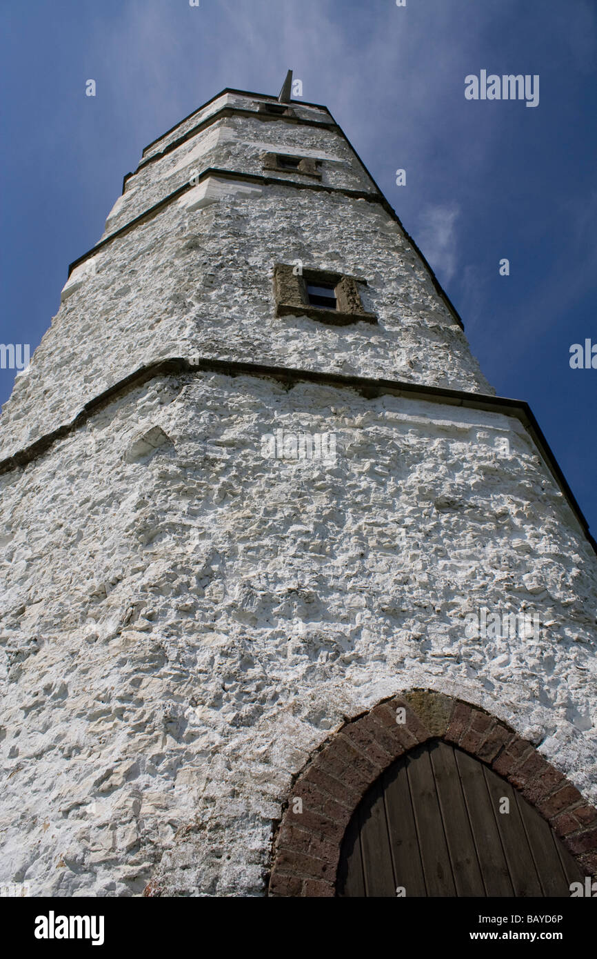 The Chalk Tower Flamborough Head Yorkshire Stock Photo