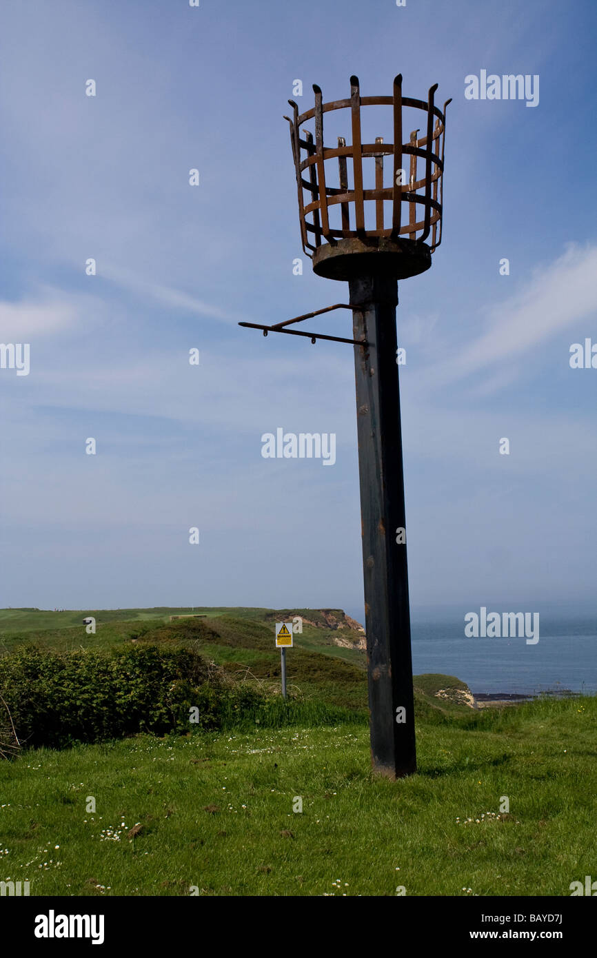 Beacon at Flamborough Head Yorkshire Stock Photo Alamy