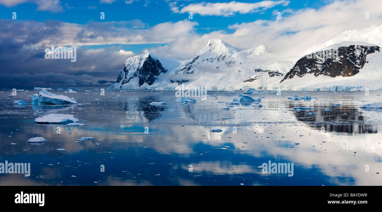 Gerlache Strait Antarctic Peninsula Antarctica December 2007 Stock Photo