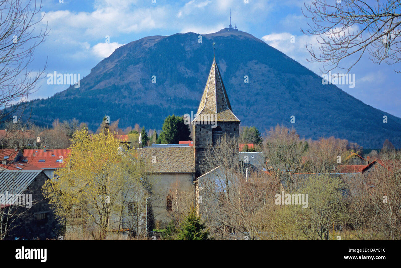 Leschamp Excursion Laschamp and the Puy de Dôme France Stock Photo - Alamy