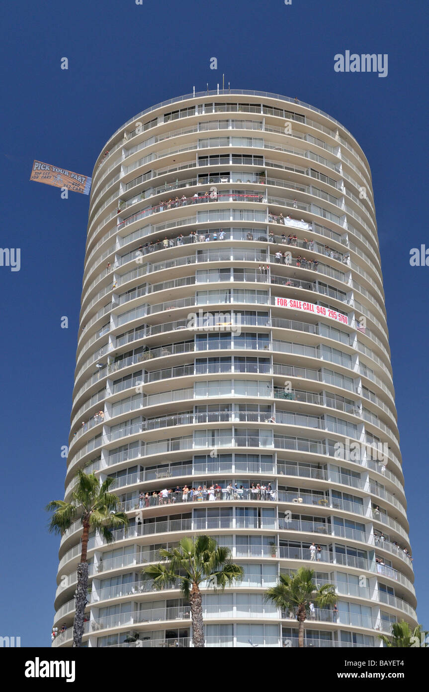 One of the iconic apartment towers of the City of Long Beach