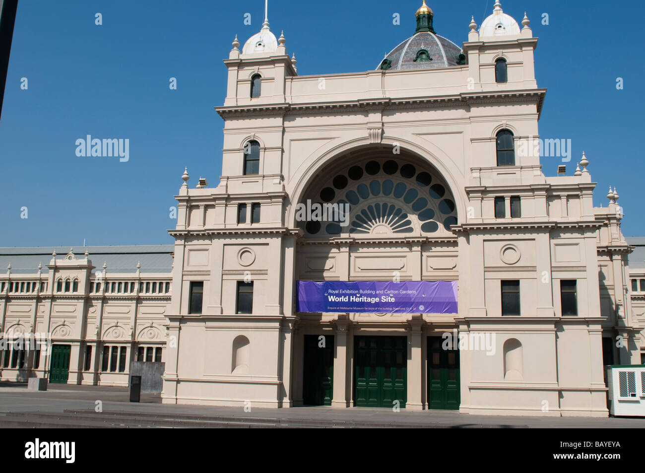 Royal Exhibition Building Melbourne Victoria Australia Stock Photo