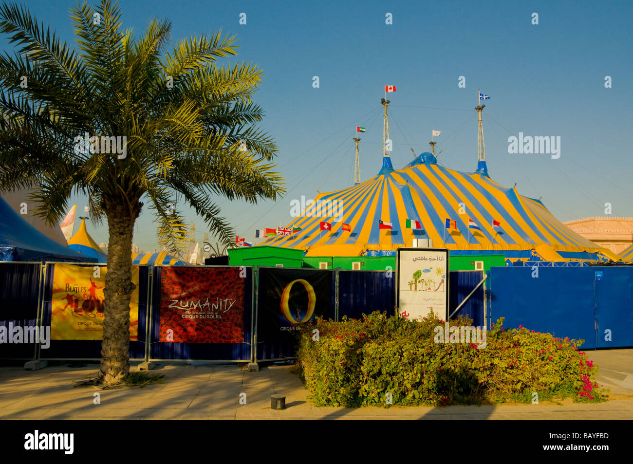 Cirque du Soleil Dubai Stock Photo