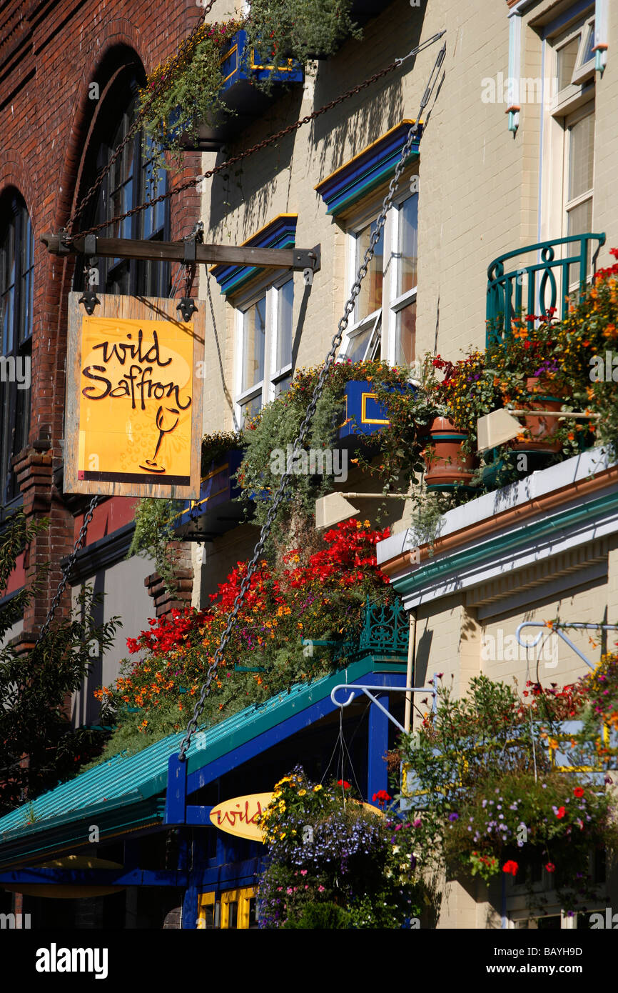 Swans boutique art hotel and Wild Saffron Bistro in downtown Victoria