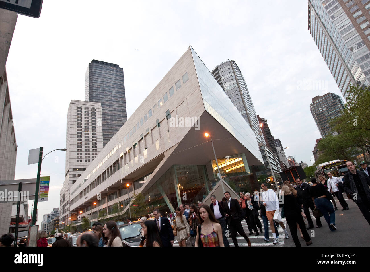 The renovated Alice Tully Hall at the Lincoln Center New York 8 May 2009 Stock Photo