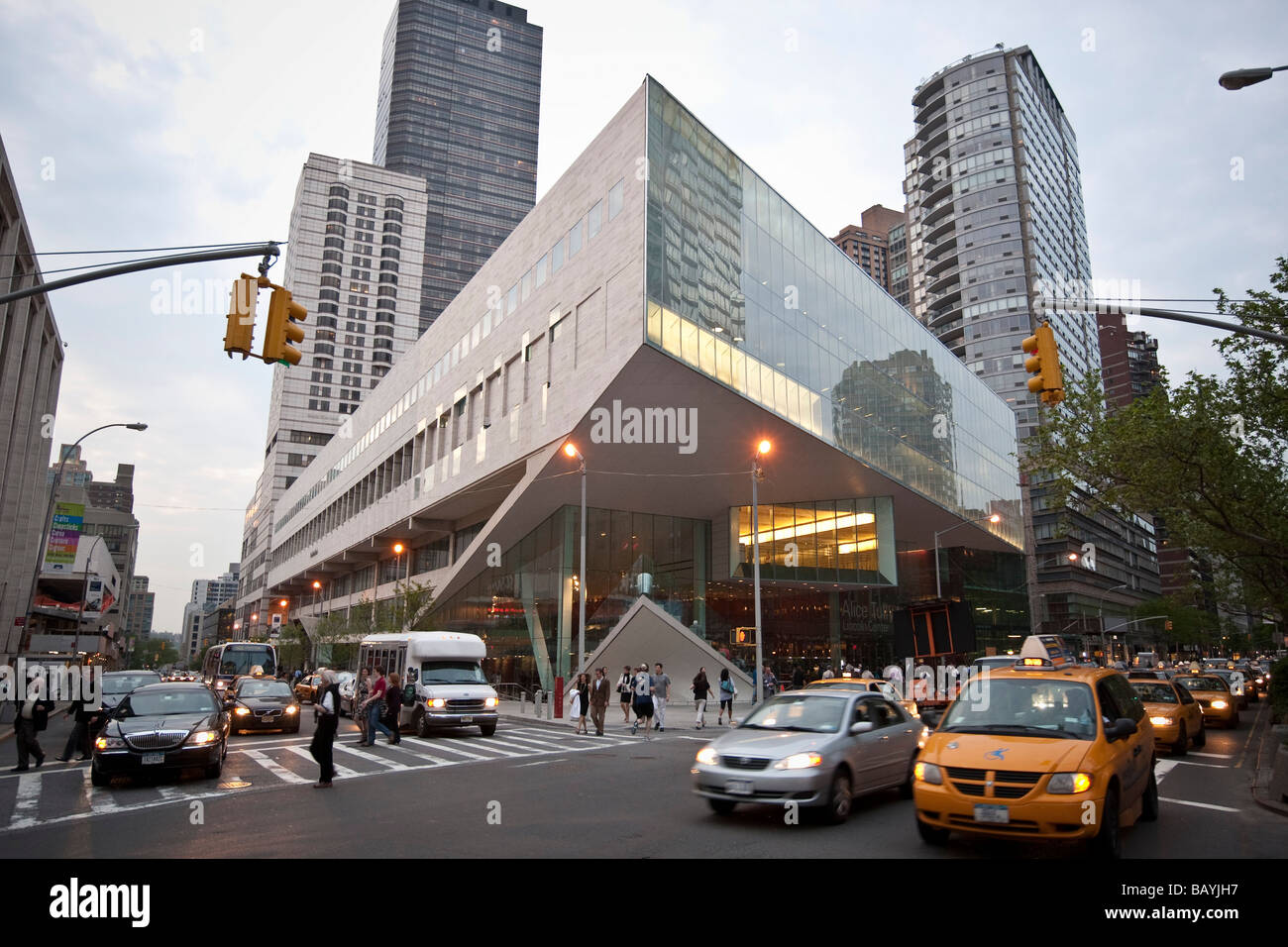 The renovated Alice Tully Hall at the Lincoln Center New York 8 May 2009 Stock Photo