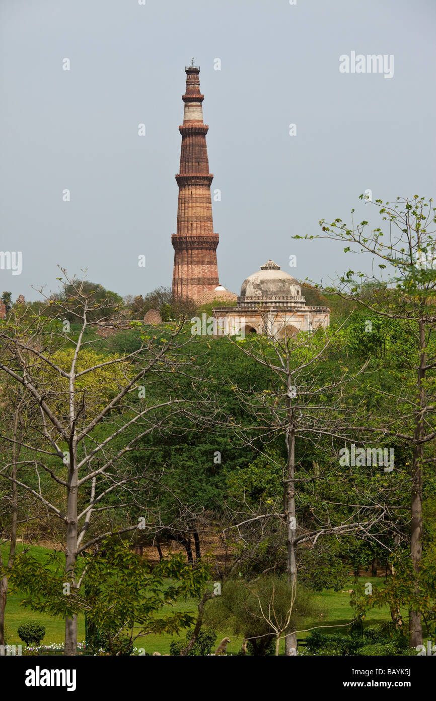 Qutb Minar In Delhi India Stock Photo - Alamy