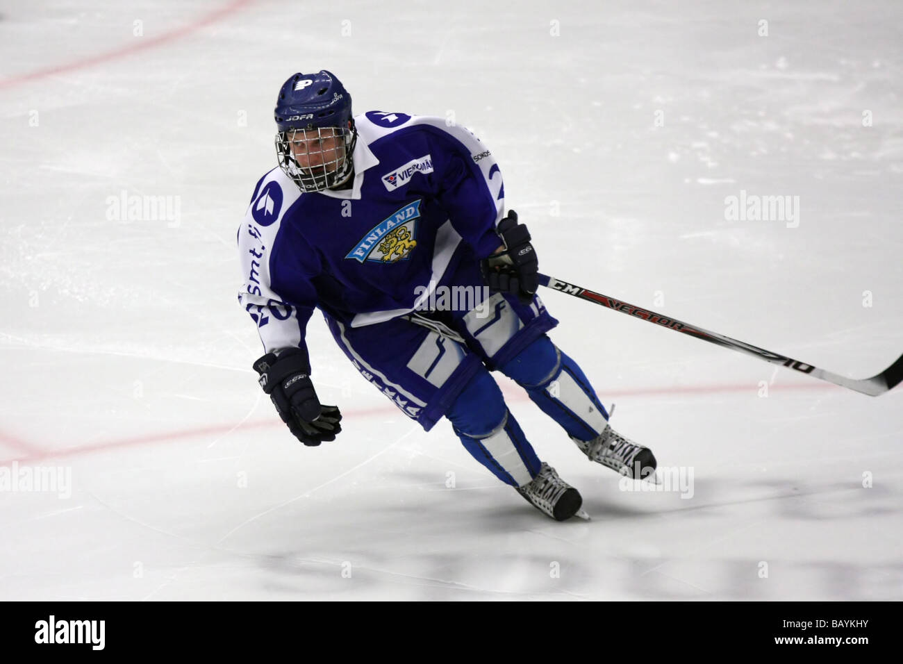Finnish icehockey player no 20 Teemu Pulkkinen Stock Photo Alamy