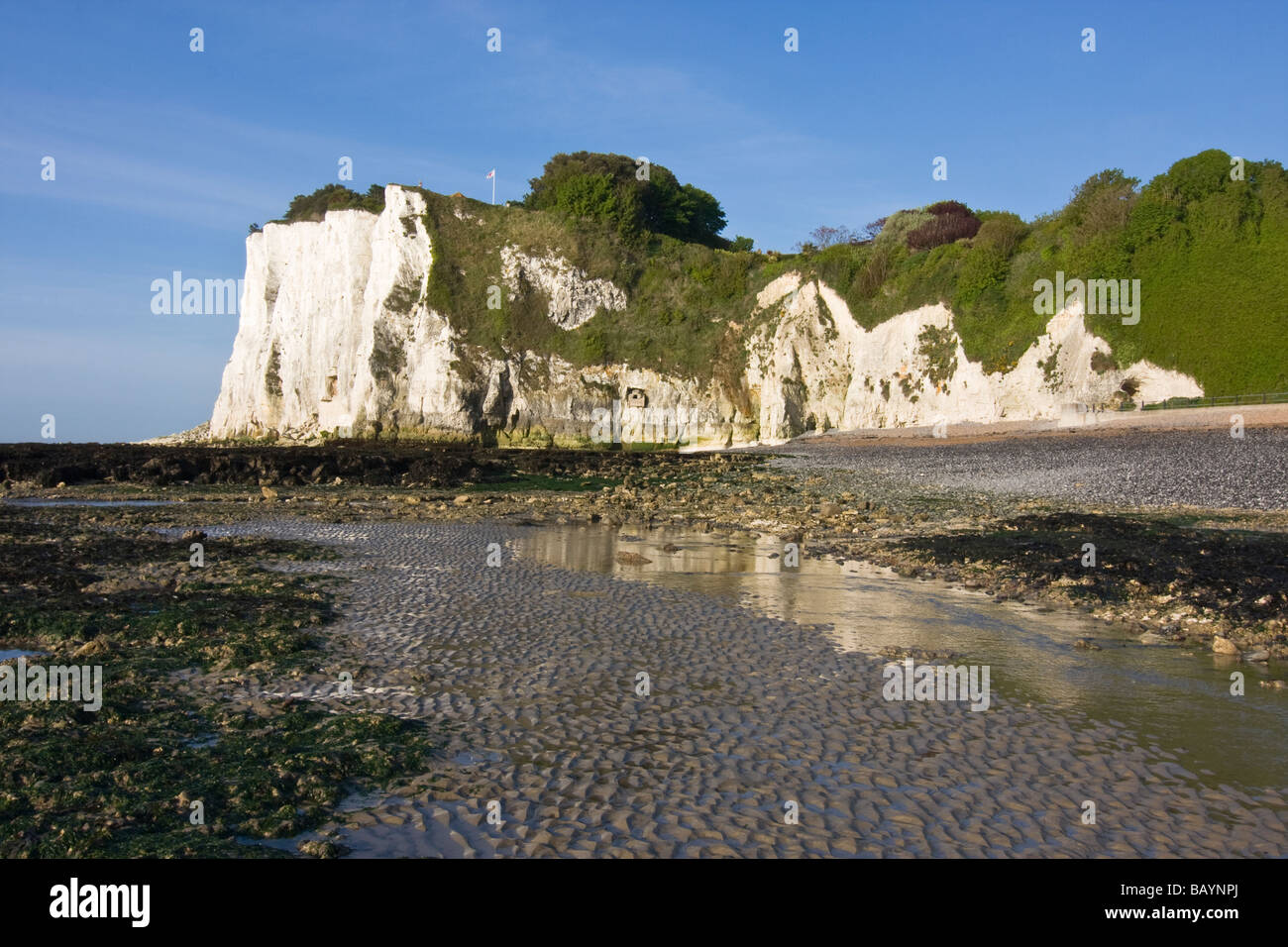 The White Cliffs at St Margarets Bay, Dover, Kent Stock Photo Alamy