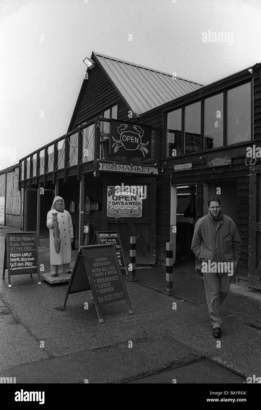 Fish Market Whitstable Stock Photo Alamy