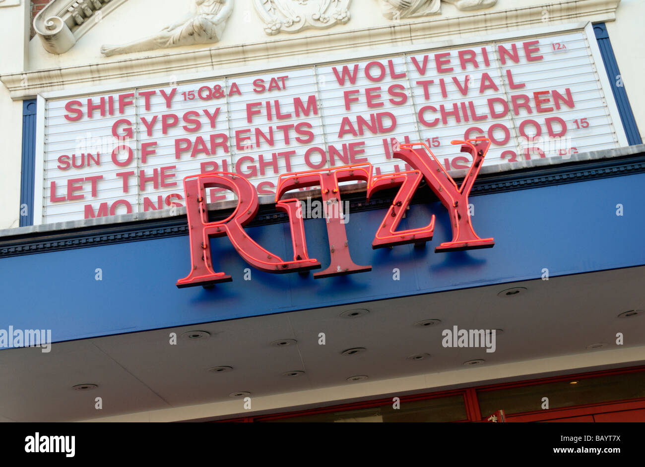 Ritzy Picturehouse Cinema in Coldharbour Lane Brixton London SW2 Stock
