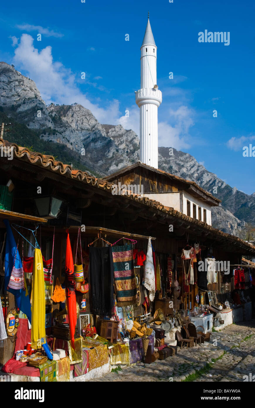 Bazaar in Kruja Albania Europe Stock Photo - Alamy