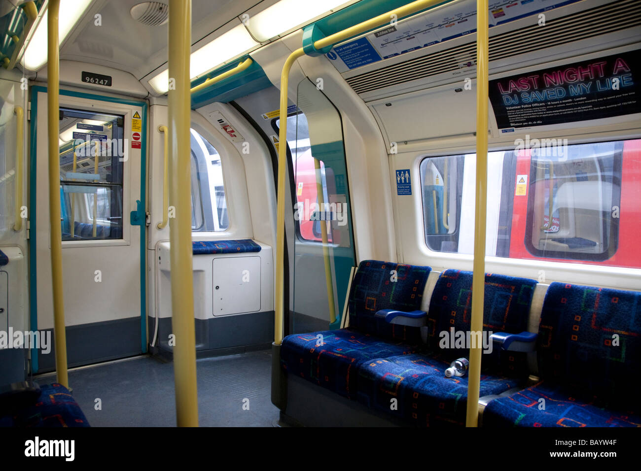 Underground Tube London UK Stock Photo