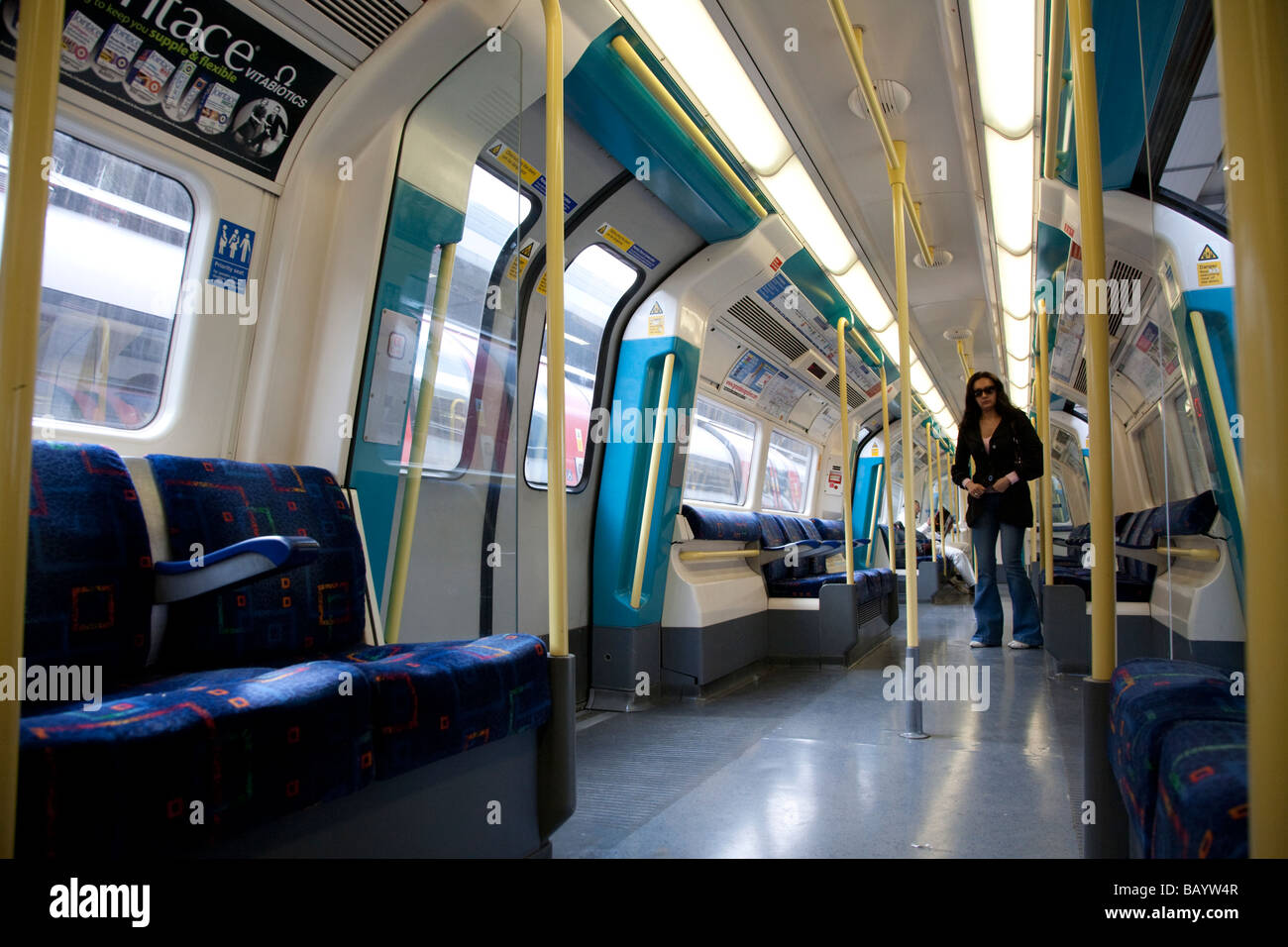 Underground Tube London UK Stock Photo